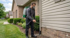 Spider Spraying Sandusky Ohio by Certified Restoration and Squeaky Peak