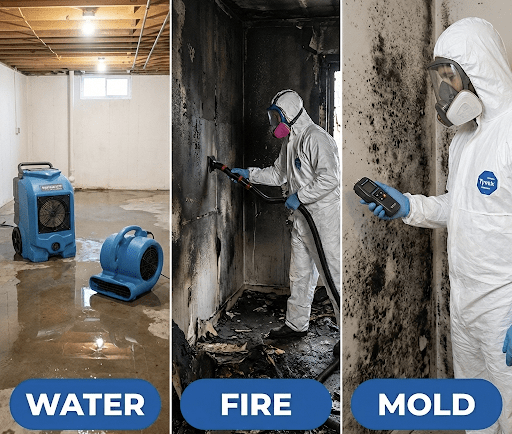 Certified Restoration and Squeaky Peak team providing 24/7 emergency water damage mitigation, fire cleanup, and mold removal across Sandusky, Erie, Huron, and Ottawa counties